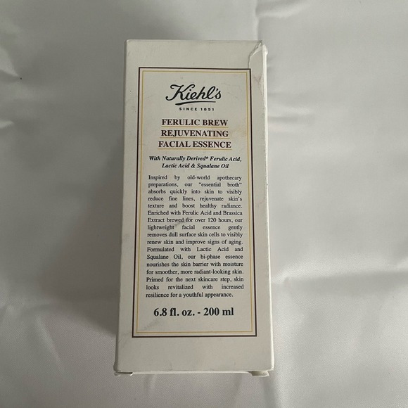 KIEHL'S AUTHENTIC FERULIC BREW REJUVENATING FACIAL ESSENCE 3.4 oz 100 ml NIB - Picture 1 of 5